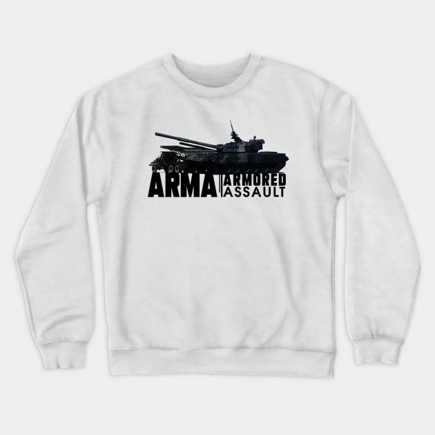 ARMA ARMORED ASSAULT Crewneck Sweatshirt by theanomalius_merch